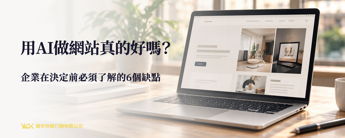用AI做網站真的好嗎?企業在決定前必須了解的6個缺點