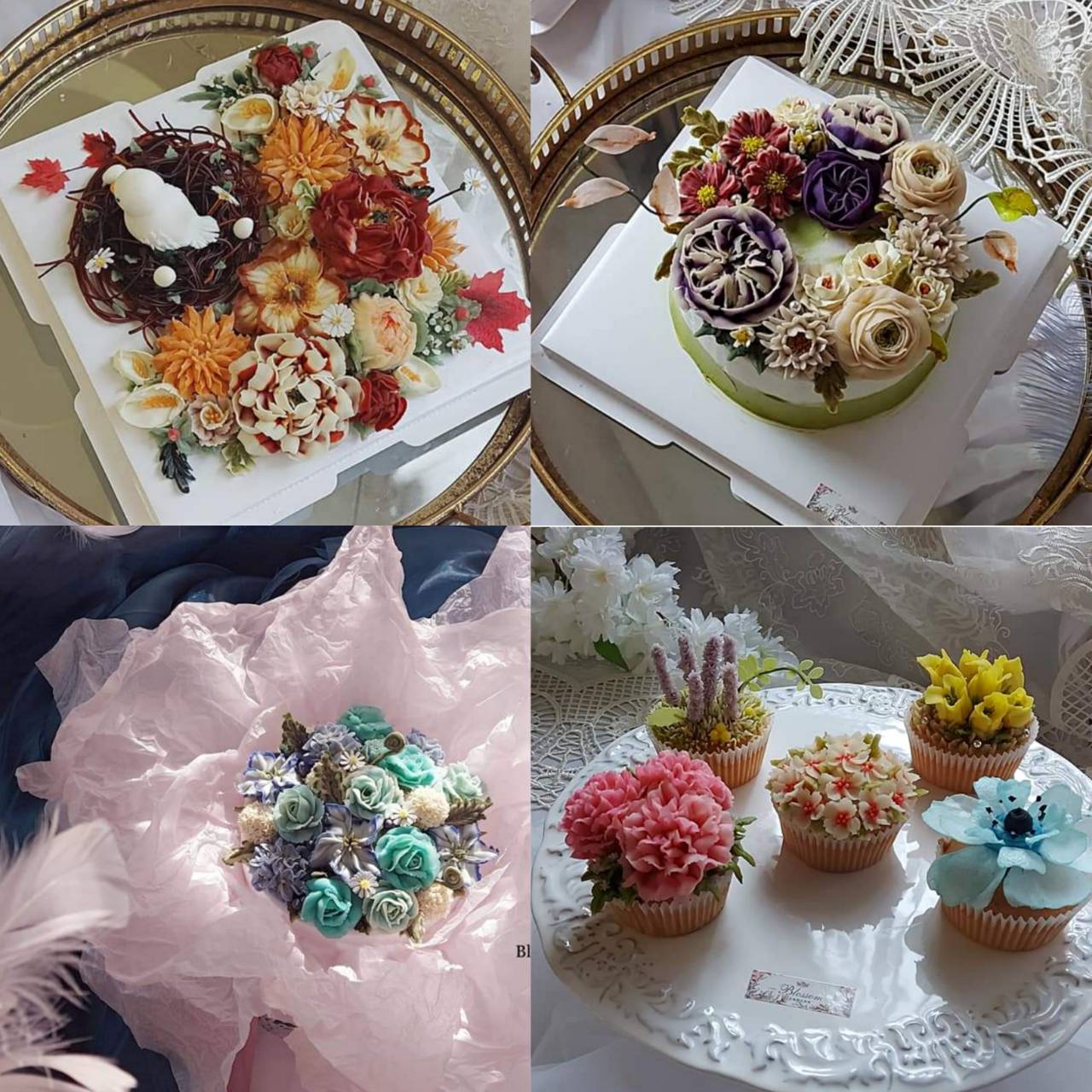 韩式奶油霜裱花蛋糕怎么做_韩式奶油霜裱花蛋糕的做法_豆果美食