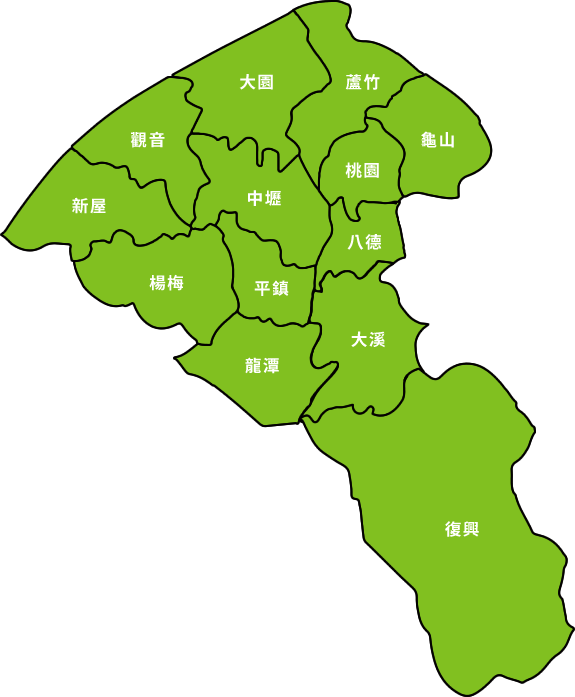 服務地區地圖