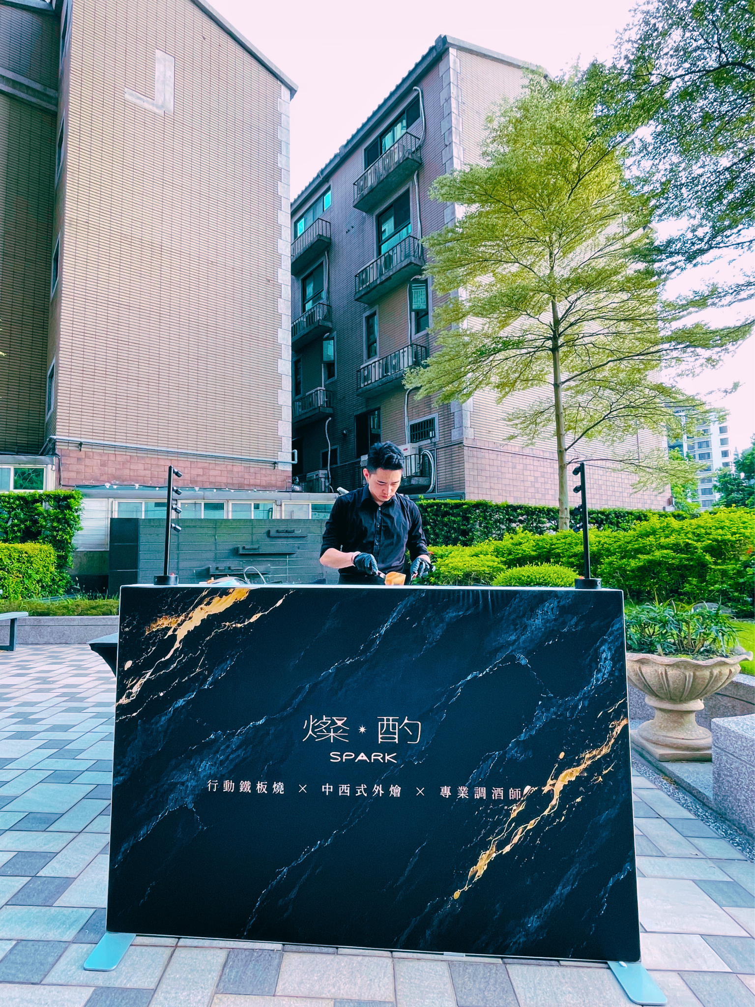 燦酌行動鐵板燒現場服務