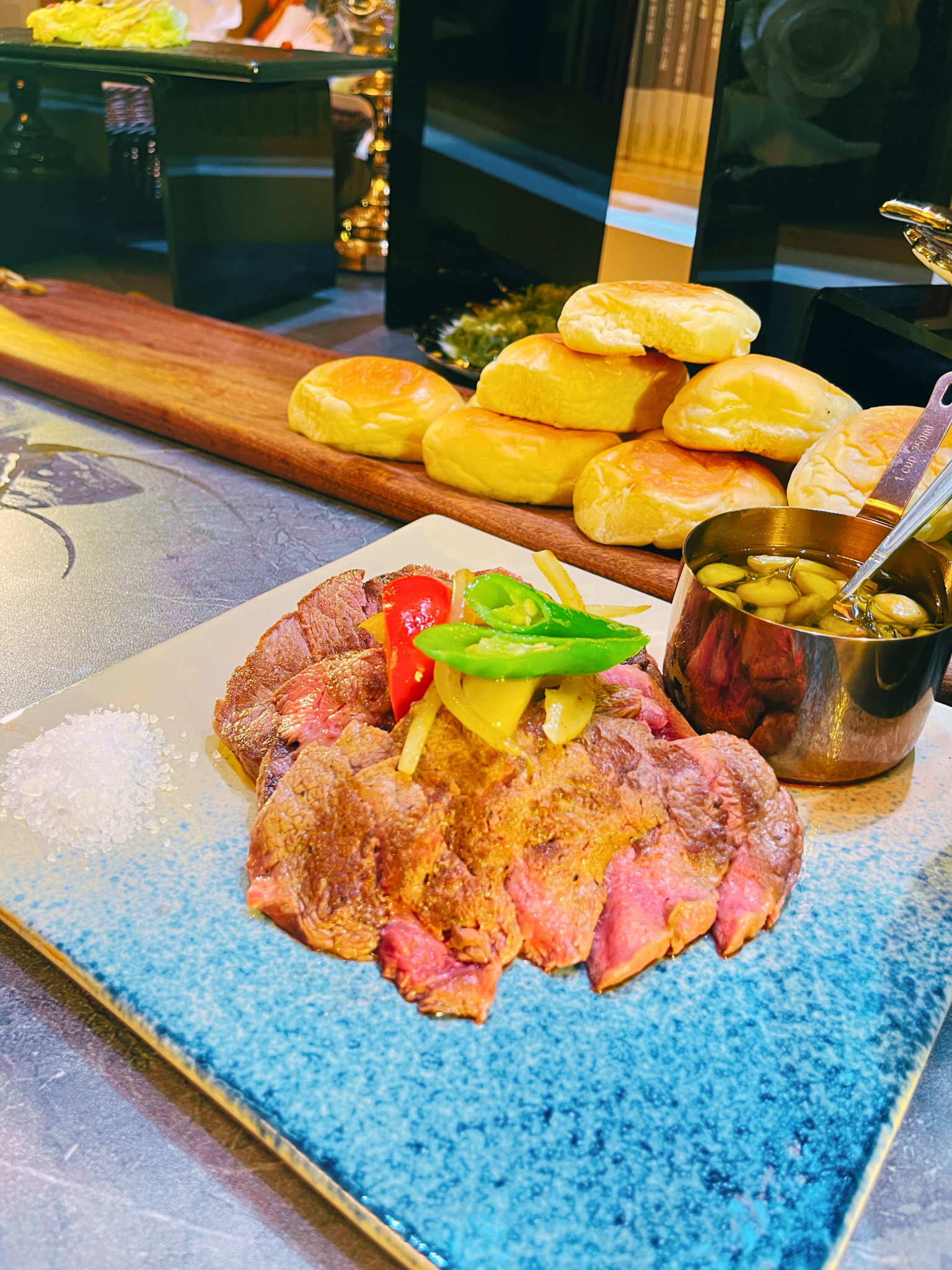 鐵板牛排料理