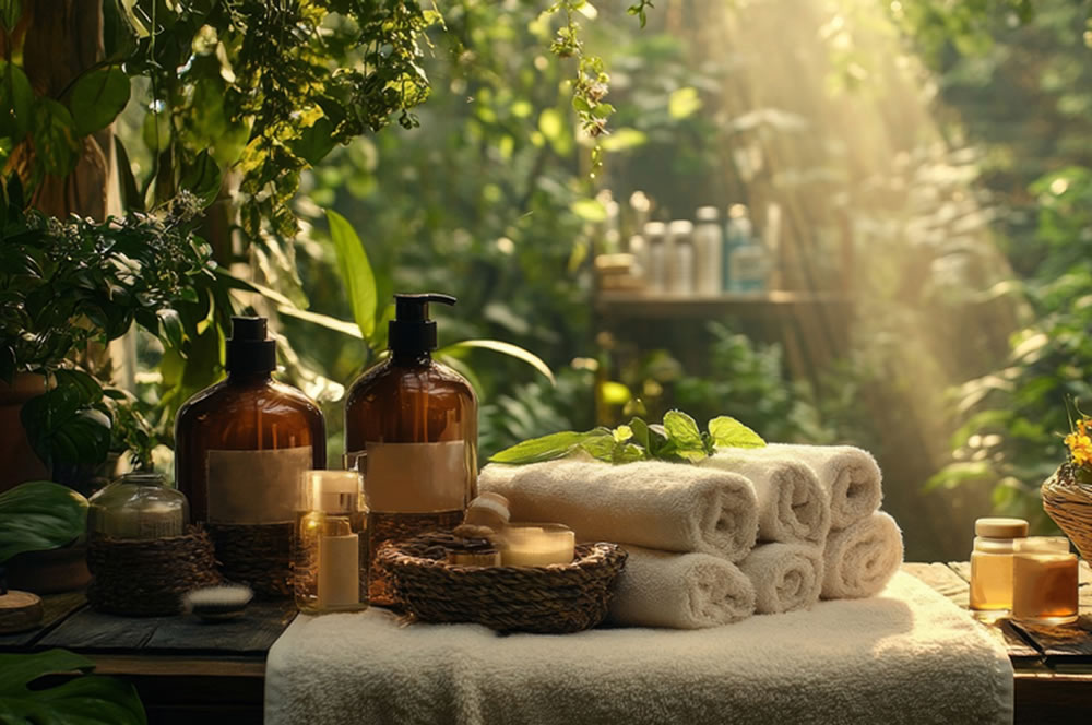 伊妍越式洗髮 SPA 情境照